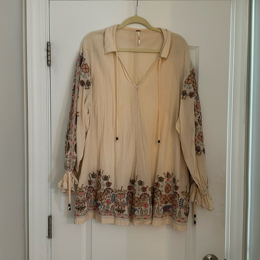 Free People Embroidered Tunic